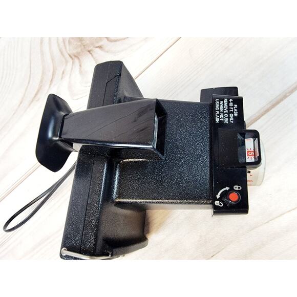 Vintage 1970s Polaroid Square Shooter 2 Black Instant Land Camera Tested Working - Picture 9 of 12
